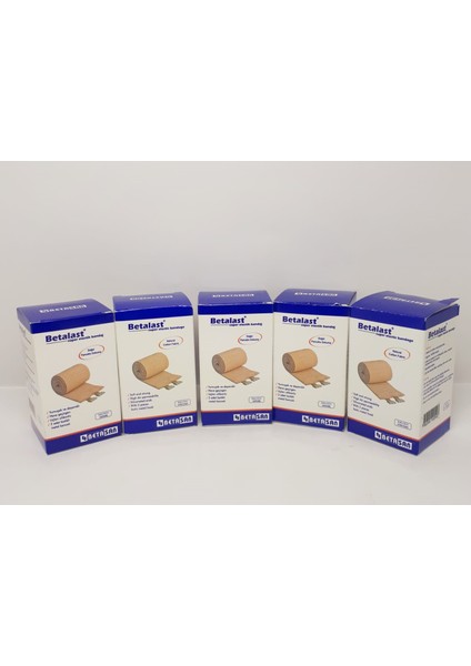 Elastik Bandaj Ten Rengi 8cm x 3,5 M 5 Adet