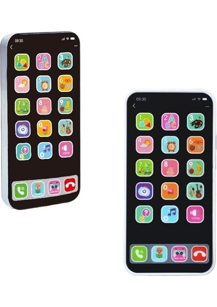 Bebek ve Küçük Çocukların Cep Telefonu Oyuncak Hafif Müzik Dokunmatik Ekran Simülasyonu Telefon Öğrenme Erken Eğitim (Yurt Dışından)