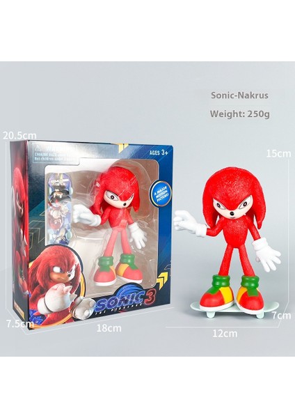 Sonict El Kuklası Anime Bebek Süsler Süslemeler (Yurt Dışından)