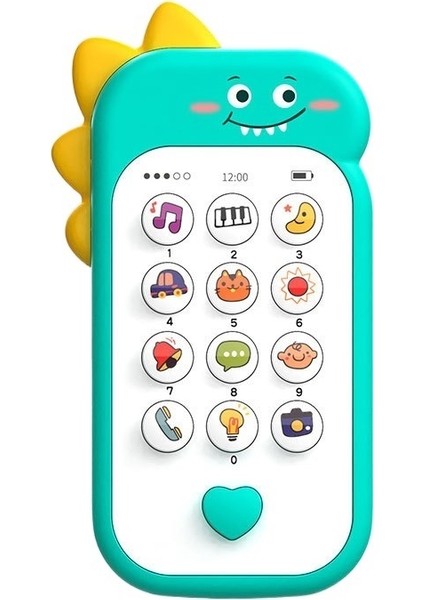 Cep Telefonu Oyuncakları Bebek Müzik Erken Eğitim Makinesi Bulmaca Simülasyon Telefon Çocuklar Çizgi Film Öğrenme Makinesi (Yurt Dışından)