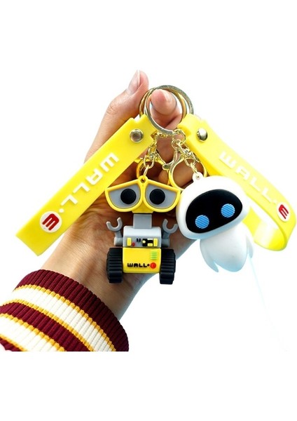 Yeni Yaratıcı Uzay Robot Anahtarlık Çift Çanta Araba Anahtarlığı (Yurt Dışından) fiyatları