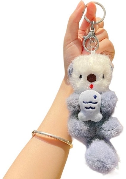 Sevimli Peluş Deniz Samuru Bebek Anahtarlık Kolye Çanta Takı Kolye (Yurt Dışından)