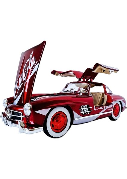 Coca-Cola Mercedes Benz 300SL Alaşım Araba Modeli Oyuncak Araba Çocuk Oyuncak Erkek Arkadaş Doğum Günü Hediyesi (Yurt Dışından)