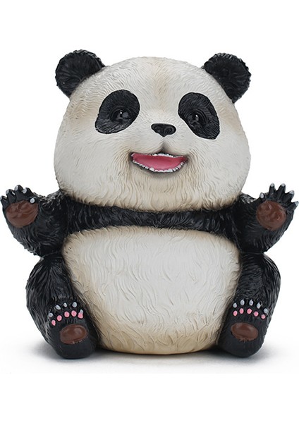 Sevimli Panda Hayvan Süsleri Reçine El Sanatları Ofis Masaüstü (Yurt Dışından)