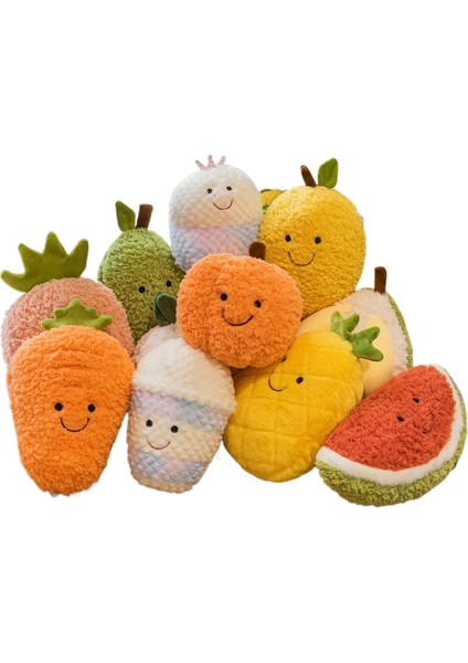 Bebekleri ve Çocukları Rahatlatmak Için 3 Adet 20 cm Uzunluğunda Meyve Peluş Bebek (Yurt Dışından)