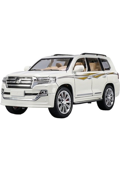 1:24 Toyota Land Cruiser Alaşım Araba Modeli Simülasyon Arazi Aracı Süsleri Çocuk Oyuncak Arabası (Yurt Dışından)