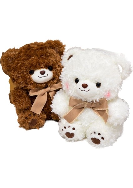 2 Sevimli Çift Ayı Peluş Oyuncaklar Teddy Ayı Bebek Çocuk Bebek Kız Doğum Günü Hediyesi (Yurt Dışından)