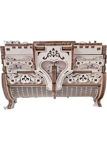 Kendin Yap Ahşap Bulmaca 3D Stereo Model Ahşap Mekanik Zor Montaj Antika Mücevher Kutusu (Yurt Dışından) fiyatları