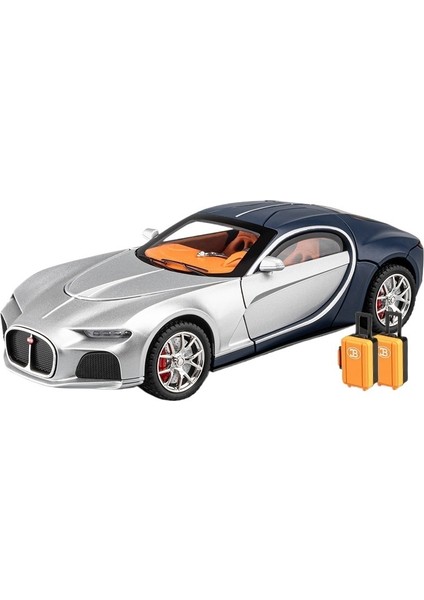 Bugatti Süper Spor Araba Modeli Simülasyon Araba Çocuk Oyuncak Araba Alaşım Araba Modeli (Yurt Dışından)