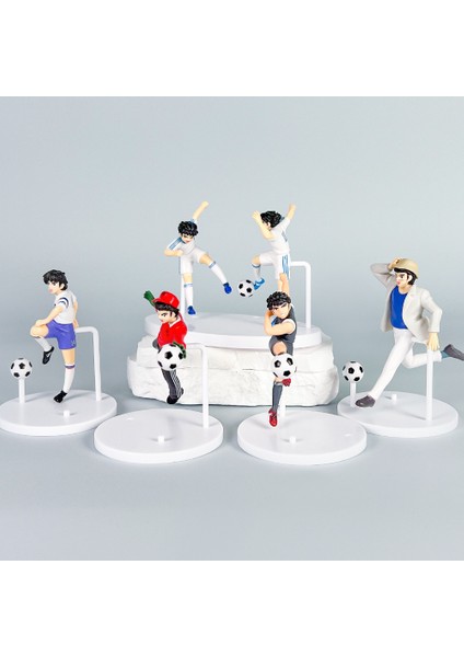 6 Futbolcu El Kuklası Anime Futbolcu Çocuk Maket Süsleri (Yurt Dışından) fiyatları