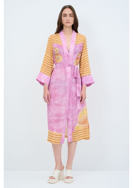 Desenli Kimono