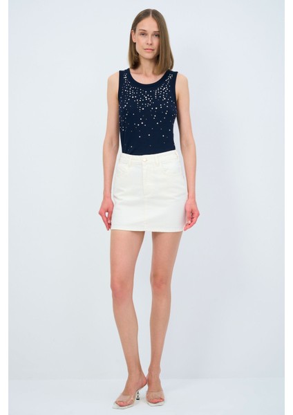 Mini Denim Etek