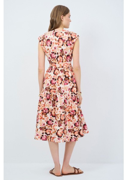 Desenli Uzun Elbise indirimleri