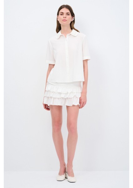 Şerit Detay Yakalı Gömlek fırsatları