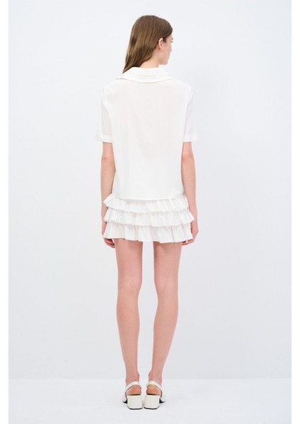 Şerit Detay Yakalı Gömlek indirimleri