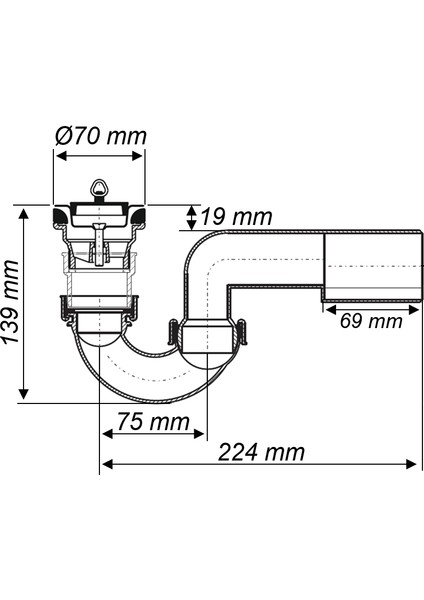 Küvet Sifonu, Duş Teknesi Sifonu, Bide Sifonu, Yandan Çıkışlı, Paslanmaz Çelik Delikli Süzgeçli, Koku Önleyici, Kokusuz Gider Borulu indirimleri