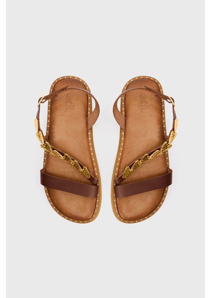 Deri Dolgu Taban Sandalet modelleri