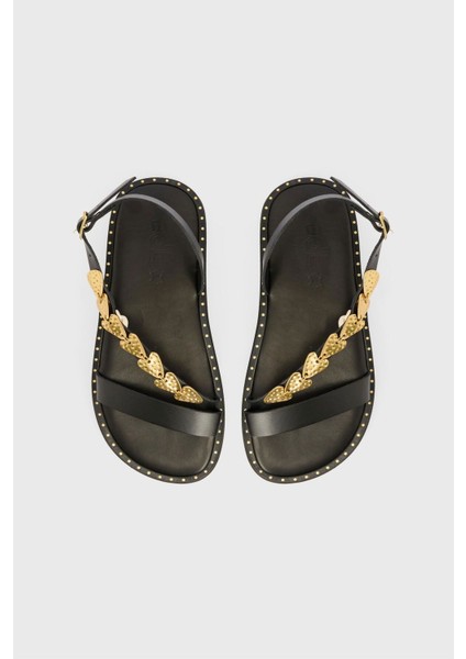 Deri Dolgu Taban Sandalet modelleri