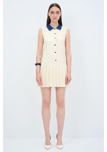 Erkek Yaka Mini Elbise modelleri