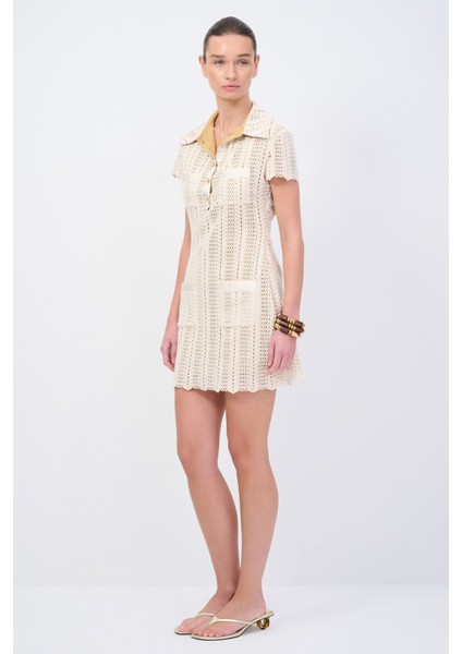 Moda Tutkusu Cep Detaylı Dantel Elbise fırsatları