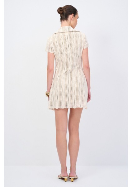 Moda Tutkusu Cep Detaylı Dantel Elbise indirimleri