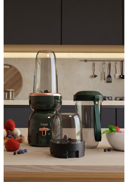 Öğütücülü Çift Şişeli Smoothie Blender Seti 400W FR-SBL21 Intenssio fiyatları
