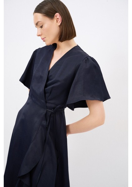 Vıskon Volanlı Elbise indirimleri