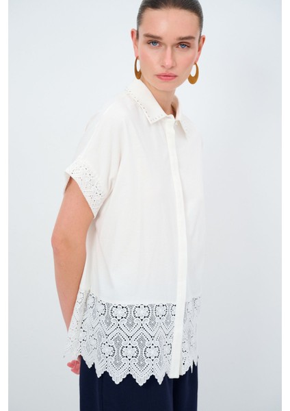 Dantel Detaylı Gömlek fırsatları