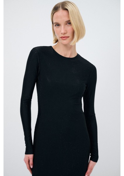 Mert Aslan Taşlı Örme Elbise indirimleri