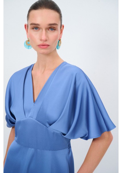 V Yaka Elbise modelleri