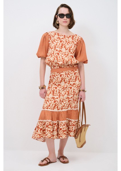 Desenli Bluz indirimleri