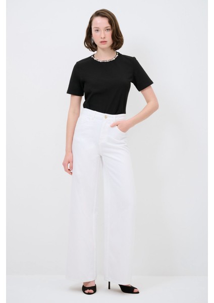 Bol Paça Non- Denim Pantolon indirimleri
