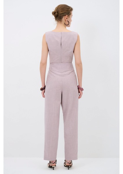 Düğmeli Yüksek Bel Pantolon indirimleri