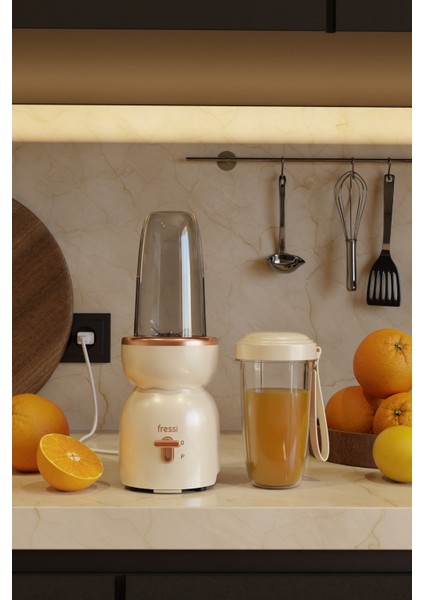 Öğütücülü Çift Şişeli Smoothie Blender Seti 400W FR-SBL21 Intenssio