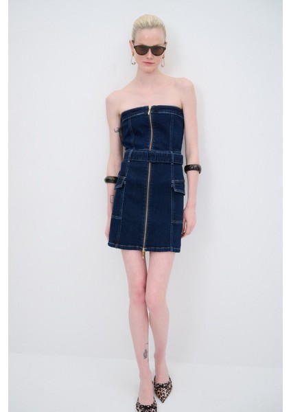 Fermuar Detaylı Mini Elbise indirimleri