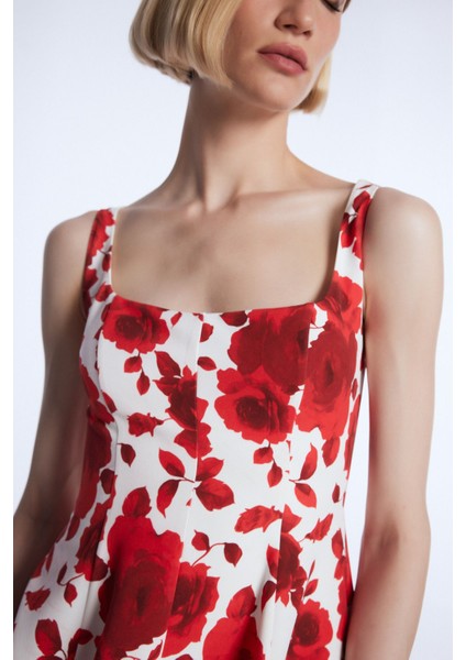 Mert Aslan Kolsuz Desenli Uzun Elbise fırsatları