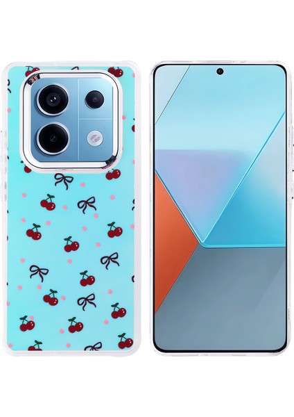 Redmi Note 14 Pro 4g Kılıf Airbag Tasarımlı Blt Hadra Kapak - Kiraz