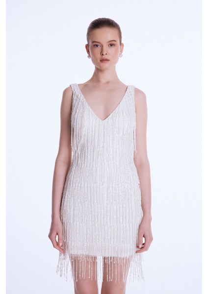 Night Zoom V Yaka Mini Elbise indirimleri