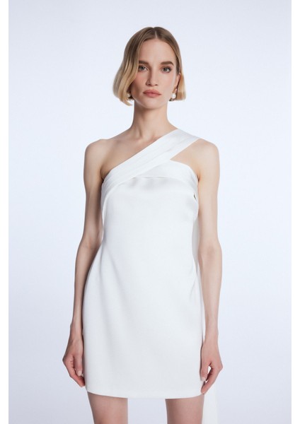 Mert Aslan Asimetrik Mini Elbise fiyatları