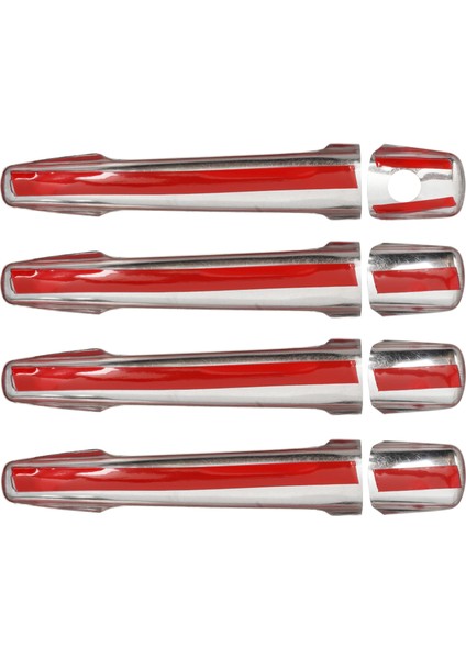 Peugeot 5008 Uyumlu 2010-2016 Krom Kapı Kolu 4 Kapı Paslanmaz Çelik