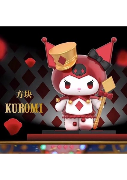 2025 Yeni Sanrio Kuromi Poker Krallığı Kutu Modaya Uygun Sevimli Çizgi Film Masaüstü Süs Bebek Sevimli Kız Doğum Günü Hediyesi Renk: 9 (Yurt Dışından)