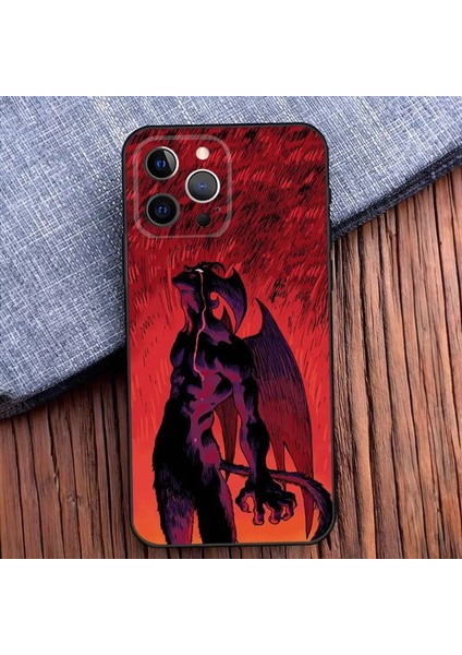 D-Devilman C-Crybaby iPhone Için 16,15,14,13,12,11, Pro, X, Xs, Maks, Xr, Artı, Mini Yumuşak Siyah Kapak: Z7/malzeme: IPHONE16PRO (Yurt Dışından)