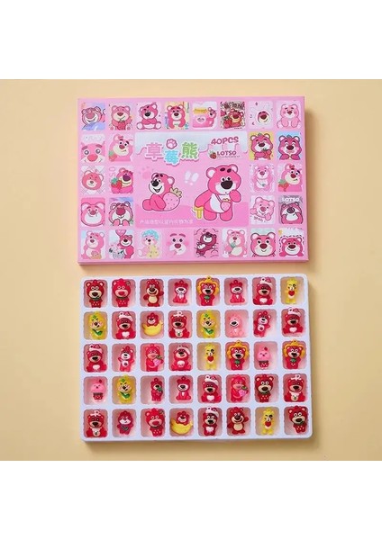 Hello Kitty Eggy Party Lotso'nun 40 Parça Sanrio Grafik, Kutular, Delik Kapakları, Sürpriz Kutular, Oyuncaklar ve Çocuk Hediyeleri. Renk: Çilek Ayı Hediyesi (Yurt Dışından)