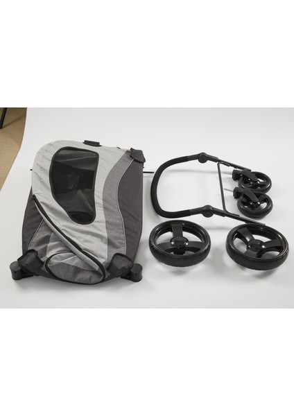 Evcil Hayvan Arabası Gri 90*73*108cm Max 60kg modelleri