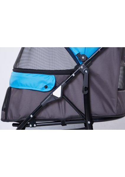 Evcil Hayvan Arabası Mavi 67*47*98cm Max 15kg indirimleri