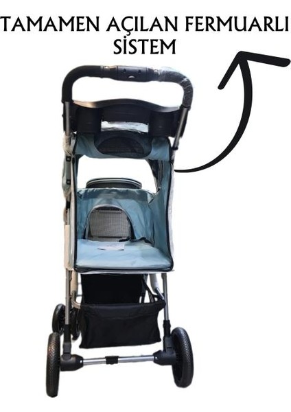 Evcil Hayvan Arabası 78x46x99,54cm Turkuaz Max 15 Kg modelleri