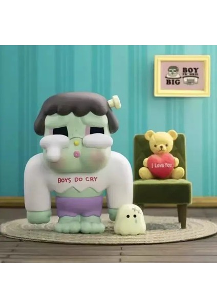 Crybaby Monster Gözyaşları Figür - Crying Bebek Kutusu (Masa Dekoru Hediyeleri Için Modaya Kawaii Koleksiyon Oyuncak) Renk: Kutu C ile (Yurt Dışından)