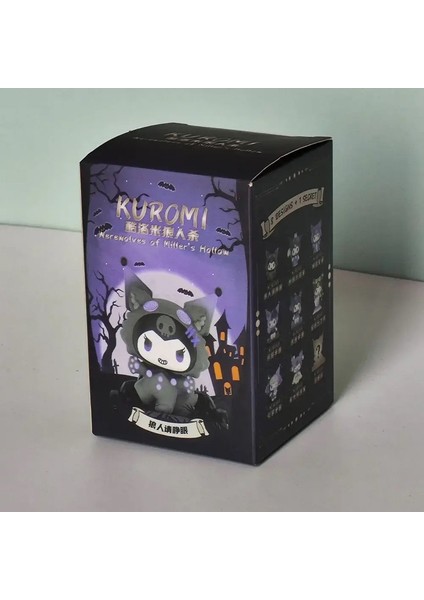 Sanrio Kuromi Kutu Kurtadam Serisi Yüksek Görünümlü Aksiyon Bebek Anime Karakter Sürpriz Kutulu Sevimli Koleksiyon Toycolor Adı: Random 1 Pcs (Yurt Dışından)