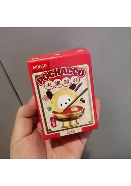 Genuiune Sanrio Pochacco Hotpot Partisi Serisi Kutu Sevimli Pochacco Sürpriz Masa Masa Masa Meyvesi Yaratıcı Ürünler Doğum Giftcolor: Random 1 Adet (Yurt Dışından)