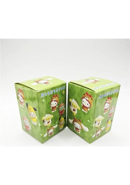 Sanrio Blind Box Kawaii Anime Kuromi Cinnamoroll Benim Melodi Aksiyon Figürü Oyuncaklar Masaüstü Dekorasyon Doğum Günü Hediye Rengi: Random Bir (Yurt Dışından)